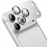 Camera Frame Cover Hoco V16 Armor Metal Lens Glass for Apple iPhone 18 Pro Max Silver
