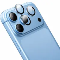 Camera Cover Hoco V13 3D Metal Frame Film for Apple iPhone 18 Pro iPhone 18 Pro Max Light Blue
