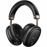 Wireless Hands Free Hoco W76 Brocade HiFi Audio ANC v6.0 800mAh 90h Talk Time AUX USB-C LED Battery Indicator Black