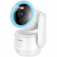 Hoco Wi-Fi  D11 Indoor PTZ 2MP 1920 × 1080p Dual-Pan-Tilt Camera IR-CUT for Day and Night Mode Monitoring TF Card up to 128Gb