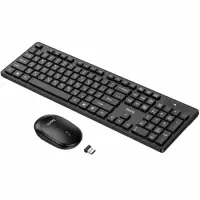 Hoco. DI51 Set Wireless Keyboard 104 Keys and Mouse 1200DPI 2.4G Black