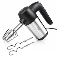 Hand Mixer Hoco. HA03A 150W 7 Speeds with Wiskers Attachment Silver