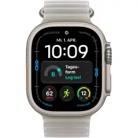 Apple Watch Ultra 4 (2026) 5G 49mm GPS eSIM NFC IP6X  Natural Titanium Case with Translucent Grey Ocean Band